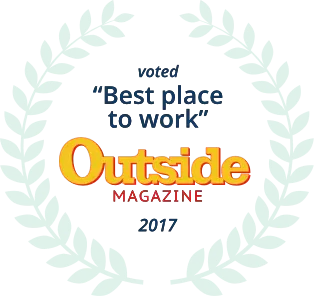 Voted Outside Magazine's 'Best place to work' in 2017