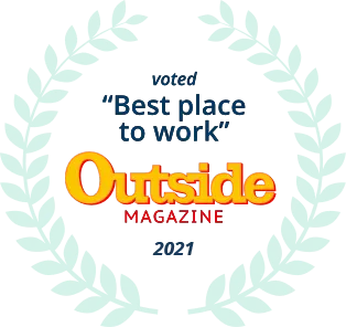 Voted Outside Magazine's 'Best place to work' in 2021