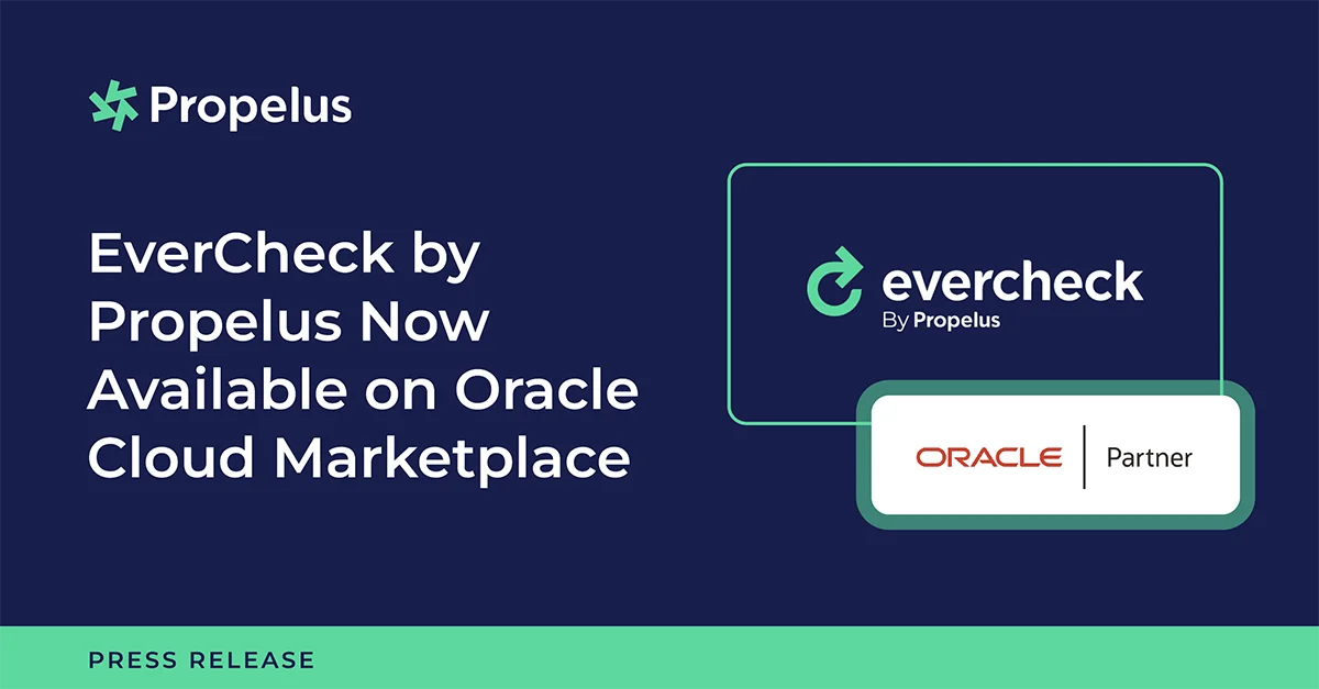 EverCheck available on Oracle Cloud Marketplace