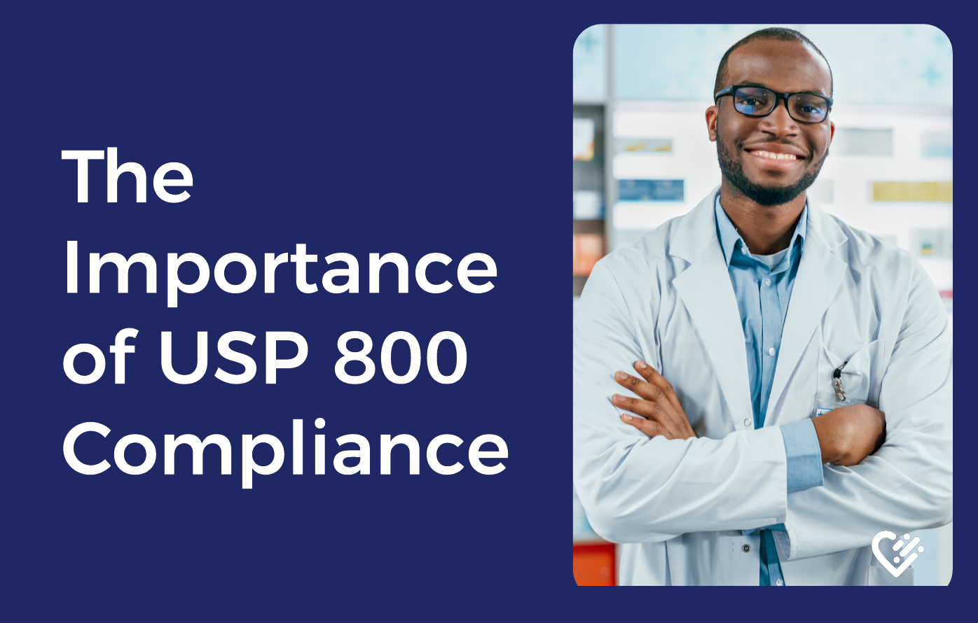 Smiling man in lab coat