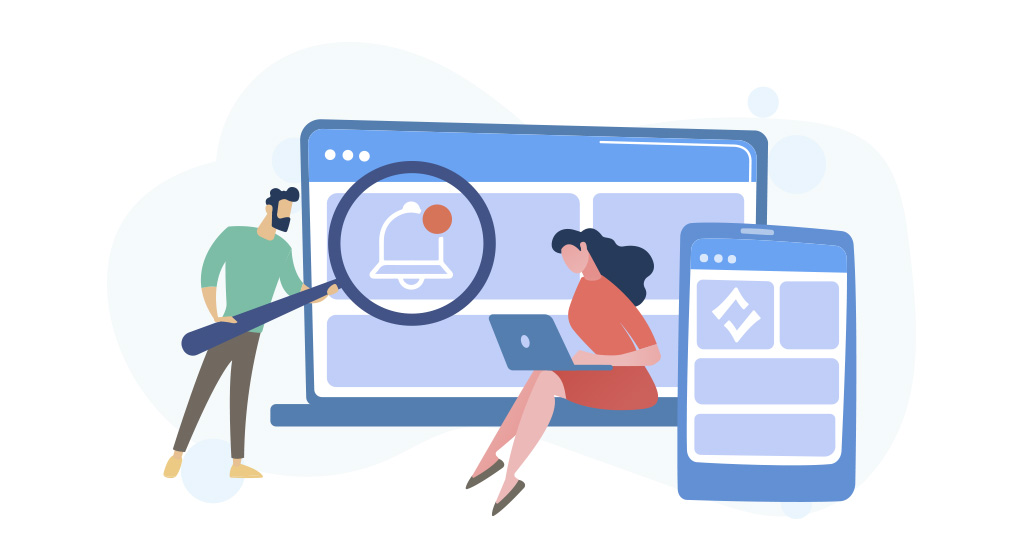 People looking at computer screen