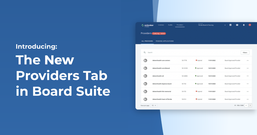 Updated providers tab UI