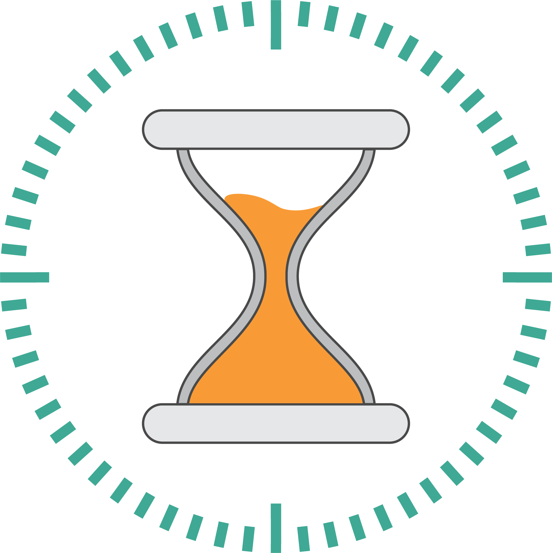 An hourglass
