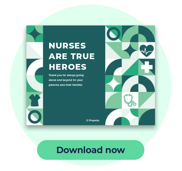 Thank you card by Propelus