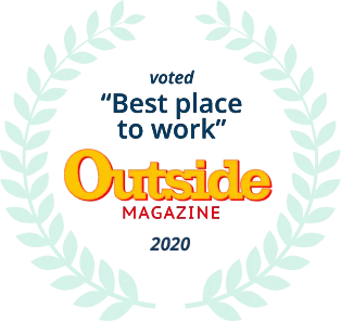 Voted Outside Magazine's 'Best place to work' in 2020
