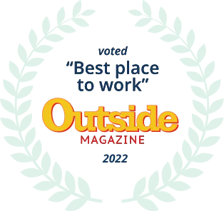 Voted Outside Magazine's 'Best place to work' in 2022
