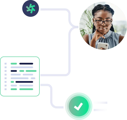 Person looking at their phone