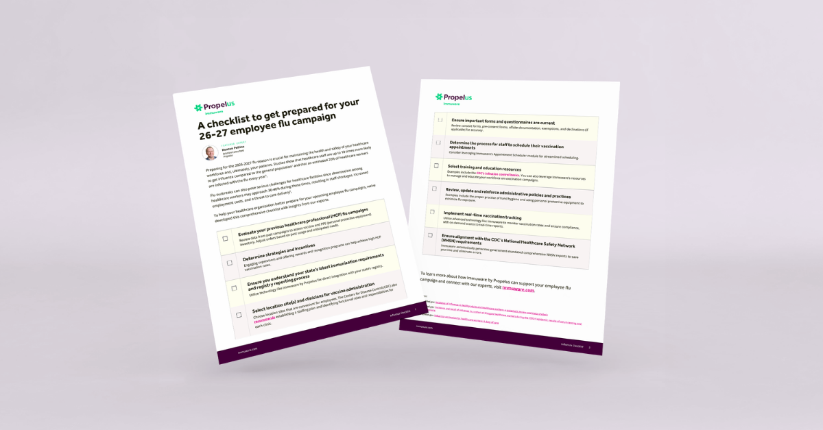 A preview of the checklist that is available