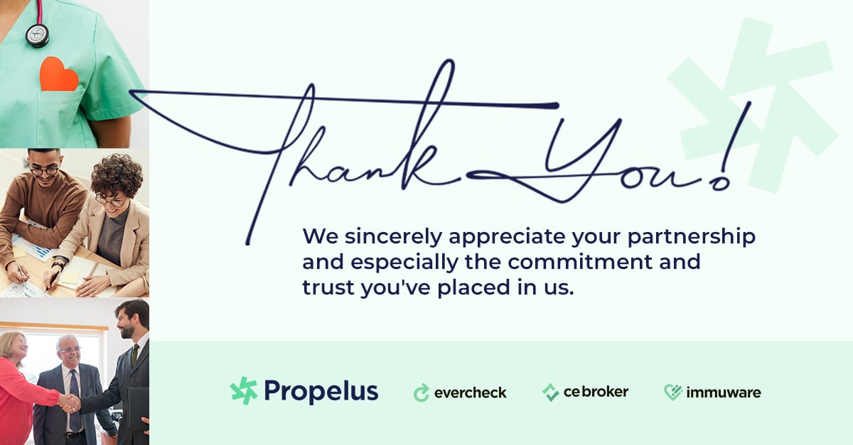 A Propelus Expression of Sincere Gratitude