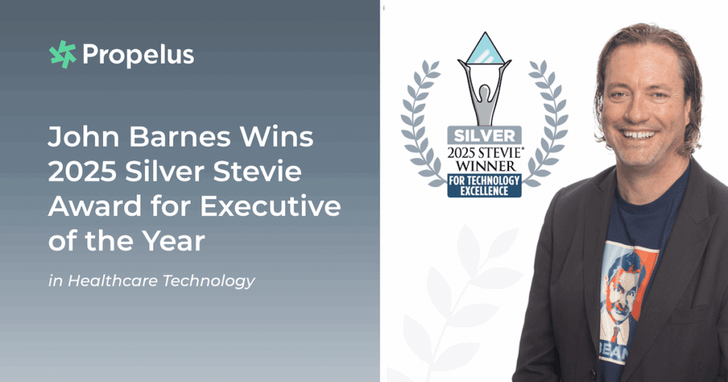 Propelus CPTO Wins Stevie Award in Healthcare Technology